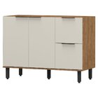 Balcão De Cozinha Para Pia Toscana 2 Portas 2 Gavetas 100% Md