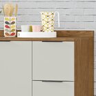 Balcão De Cozinha Para Pia Toscana 2 Portas 2 Gavetas 100% Md