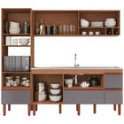 Balcão De Cozinha Prisma Freijo/off White Montado Mdf 174cm M