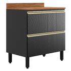 Balcão De Cozinha Proença 80cm 1 Porta E 1 Gaveta Com Tampo M