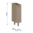 Balcão De Cozinha Sem Tampo 20cm 1 Porta Classic Luciane Móve