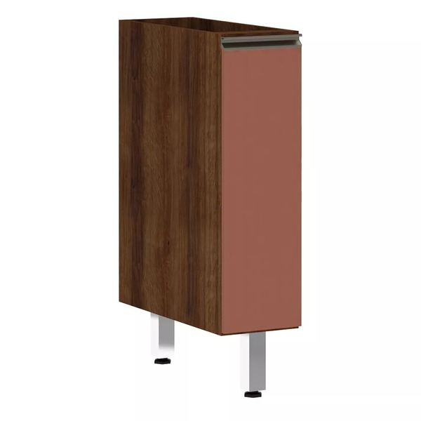 Balcão De Cozinha Sem Tampo 20cm 1 Porta Jade Luciane Móveis