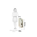 Balcão De Cozinha Sem Tampo 20cm 1 Porta Luci Luciane Móveis