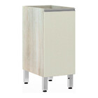 Balcão De Cozinha Sem Tampo 35cm 1 Porta 1 Prateleira Lis Luc