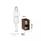 Balcão De Cozinha Sem Tampo 35cm 1 Porta Jade Luciane Móveis