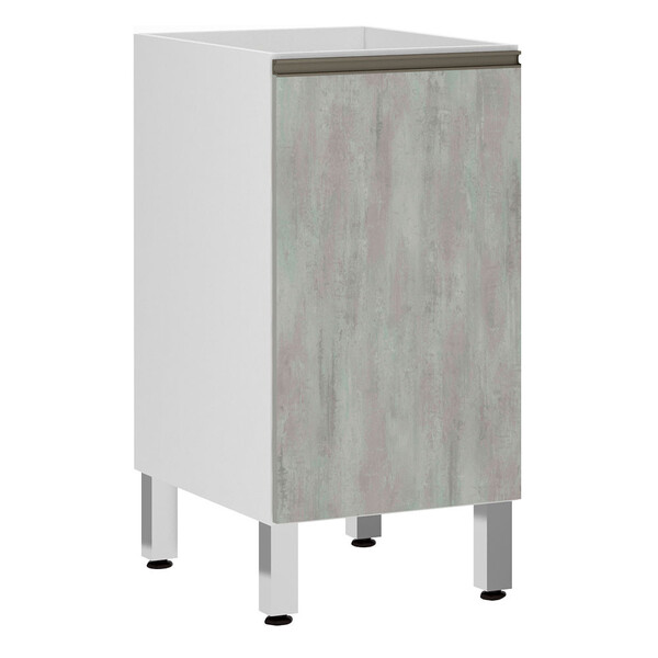 Balcão De Cozinha Sem Tampo 35cm 1 Porta Pérola Luciane Móveis