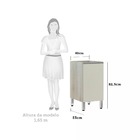 Balcão De Cozinha Sem Tampo 40cm 1 Porta Lis Luciane Móveis -