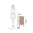 Balcão De Cozinha Sem Tampo 40cm 4 Gavetas Lis Luciane Móveis