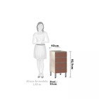 Balcão De Cozinha Sem Tampo 40cm 4 Gavetas Luci Luciane Móvei