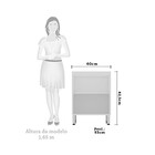 Balcão De Cozinha Sem Tampo 60cm 2 Portas Pérola Luciane Móve