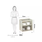 Balcão De Cozinha Sem Tampo 70cm 2 Portas Agatha Luciane Móve