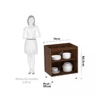 Balcão De Cozinha Sem Tampo 70cm 2 Portas Jade Luciane Móveis