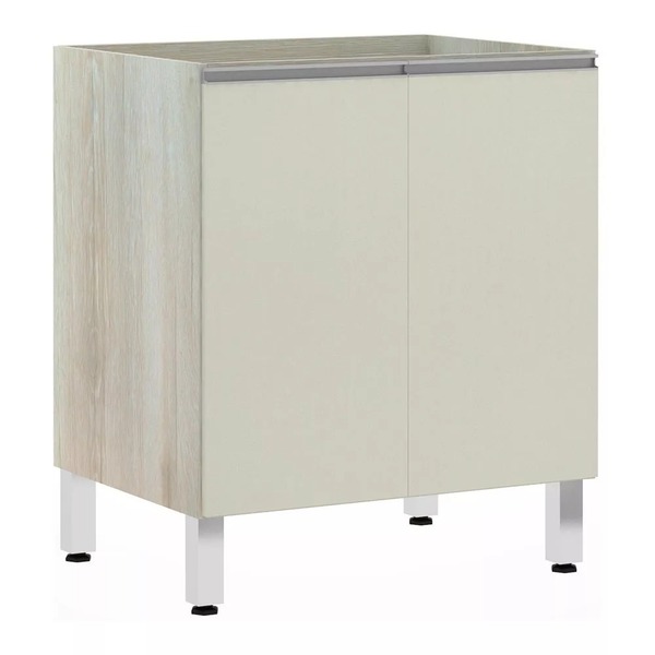 Balcão De Cozinha Sem Tampo 70cm 2 Portas Lis Luciane Móveis