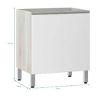 Balcão De Cozinha Sem Tampo 70cm 2 Portas Lis Luciane Móveis