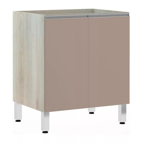 Balcão De Cozinha Sem Tampo 70cm 2 Portas Lis Luciane Móveis