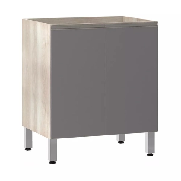 Balcão De Cozinha Sem Tampo 70cm 2 Portas Luci Luciane Móveis