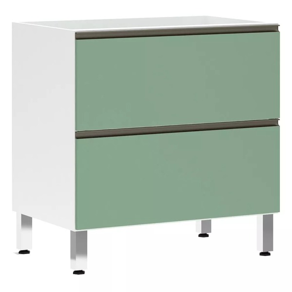 Balcão De Cozinha Sem Tampo 80cm 1 Porta Basculante E 1 Gavet