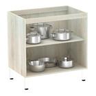 Balcão De Cozinha Sem Tampo 80cm 2 Portas Lis Luciane Móveis