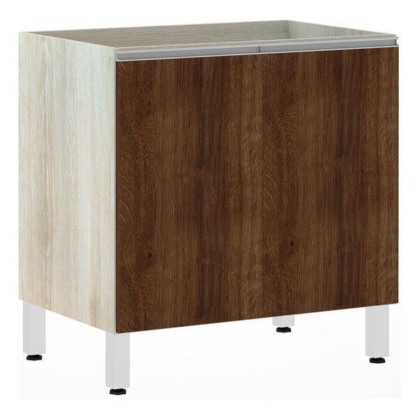 Balcão De Cozinha Sem Tampo 80cm 2 Portas Lis Luciane Móveis