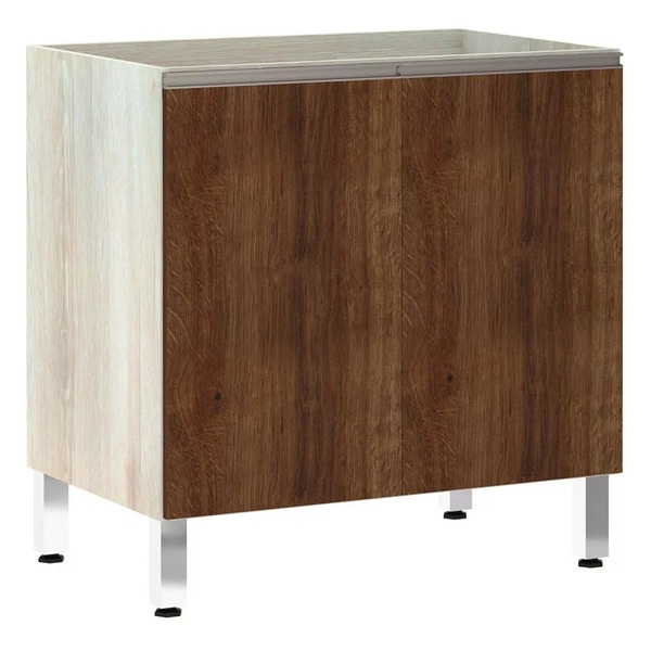 Balcão De Cozinha Sem Tampo 80cm 2 Portas Luci Luciane Móveis