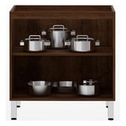 Balcão De Cozinha Sem Tampo 80cm 2 Portas Safira Luciane Móve