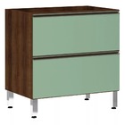 Balcão De Cozinha Sem Tampo 80cm Misto 1 Porta Basculante E 1