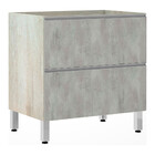 Balcão De Cozinha Sem Tampo 80cm Misto 1 Porta Basculante E 1