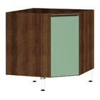 Balcão De Cozinha Sem Tampo Canto Diagonal 1 Porta Jade Lucia