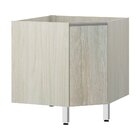 Balcão De Cozinha Sem Tampo Canto Diagonal Luciane 1 Porta Li