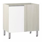 Balcão De Cozinha Sem Tampo De Canto Reto Luciane 80cm 1 Port