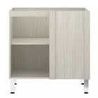 Balcão De Cozinha Sem Tampo De Canto Reto Luciane 80cm 1 Port