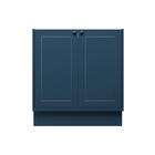 Balcão De Cozinha Sem Tampo Évora 2 Pt Azul Orion 80 Cm