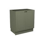 Balcão De Cozinha Sem Tampo Évora 2 Pt Verde Hill 80 Cm