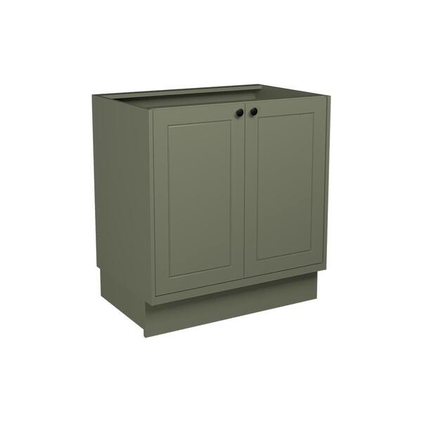 Balcão De Cozinha Sem Tampo Évora 2 Pt Verde Hill 80 Cm