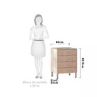 Balcão De Cozinha Sem Tampo Gaveteiro 60cm 4 Gavetas Lis Luci