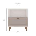 Balcão De Cozinha Sem Tampo Iluminata 1 Pt 1 Gv Branco E Fendi