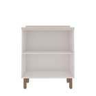 Balcão De Cozinha Sem Tampo Iluminata 2 Pt Branco E Fendi 80