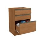 Balcão De Cozinha Sem Tampo Maxxi 3 Gv Canela