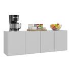 Balcão De Cozinha Suspenso 4 Portas Multimóveis Mp2167