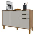 Balcão De Cozinha Toronto 120cm 3 Portas E 2 Gavetas Com Tamp