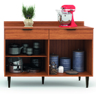 Balcão De Cozinha Triplo Com Tampo 2 Portas 2 Gavetas Vitória