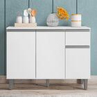 Balcão De Cozinha Vanessa 105cm Com Tampo Mdp - Ajl Móveis