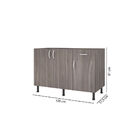 Balcão De Cozinha Viena 120 Cm Com 3 Portas E 1 Gavetas - Ca