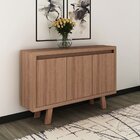 Balcão De Escritório 3 Portas Me4120 Amendoa