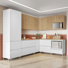 Balcão de Forno Branco 1 Gaveta MDF 91x70x52cm Rainha Nesher