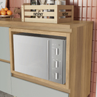 Balcão de Forno Natural 1 Gaveta MDF 91x70x52cm Rainha Nesher