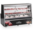 Balcão De Frios E Avícola Aquecido 2mt Grta200a Preto Gelopar