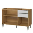 Balcão De Pia 100% Mdf 3 Portas 2 Gavetas 120cm Luna Atacama/