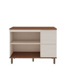 Balcão De Pia 100% Mdf Com Tampo E Gaveta Oculta Auris Off Wh