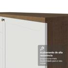 Balcão De Pia 120 Cm 2 Portas 3 Gavetas (sem Tampo) Rustic/br